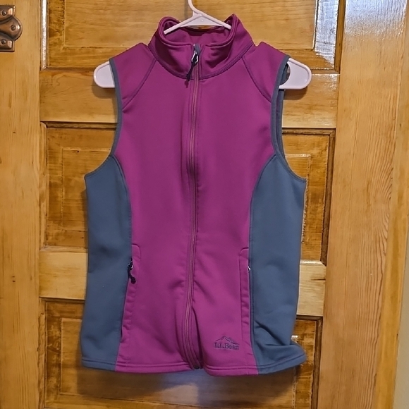 L.L. Bean Purple and Gray Cabincore Vest M - Picture 1 of 3